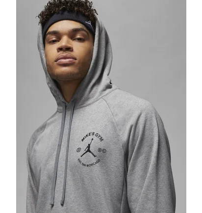 Худи мужское Air Jordan M J Df Sprt Csvr Bc Gfx Flc Po Grey Dv1290-091