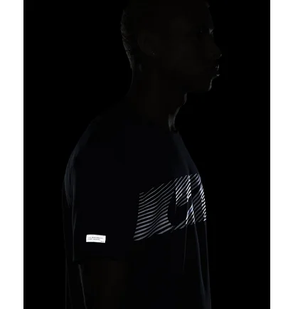 Футболка мужская Nike Miler Flash Dri-Fit Uv Short-Sleeve Running Top Blue FN3051-476