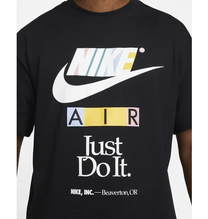 Футболка мужская Nike T-Shirt Sportswear Max90 Black FB9778-010