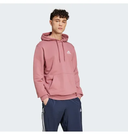 Худи мужское Adidas Essentials Fleece Hoodie Peach IZ4756