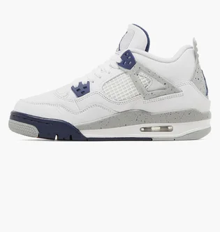 Кроссовки детские Air Jordan 4 Retro Gs White 408452-140