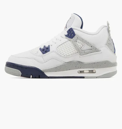 Кросівки дитячі Air Jordan 4 Retro Gs White 408452-140