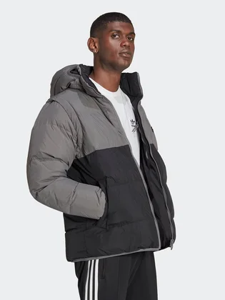 Пуховик чоловічий Adidas Rifta Grey/Black HL6787