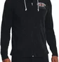 Толстовка чоловіча Under Armour Sweatshirt Rival Try Athlc Dep Hoody Black 1370355-001