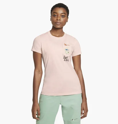 Футболка женская Nike Nature Pocket Tee Pink Dd1462-805