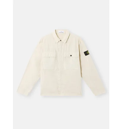 Сорочка чоловіча Stone Island Stretch Cotton Tela Paracadute Beige K1S151200015-S0003-V0095