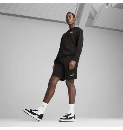 Шорти чоловічі Puma Ess 2 Color No. 1 Logo Shorts 10 Terry Black 684715-51