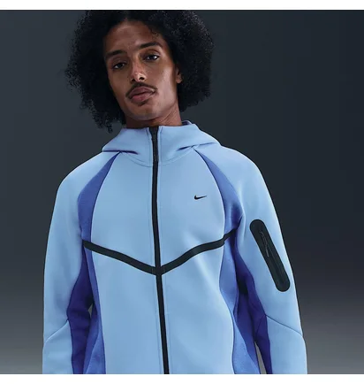 Толстовка мужская Nike Tech Fleece Pro Windrunner Blue IF1325-468