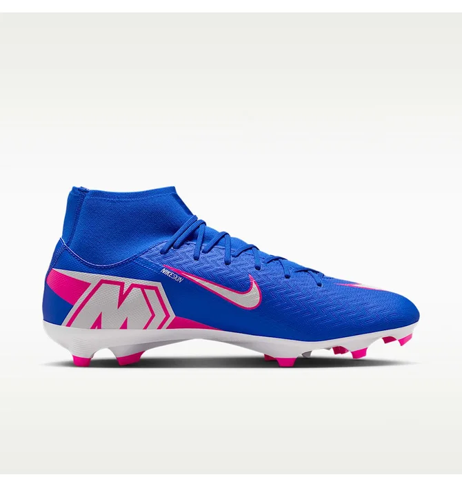 シューズ Nike ZM SUPERFLY 10 ACAD FG/MG 7.5 ᐉ Бутси унісекс Nike Zm Superfly 10 Acad Fg/Mg Blue FQ1456-446