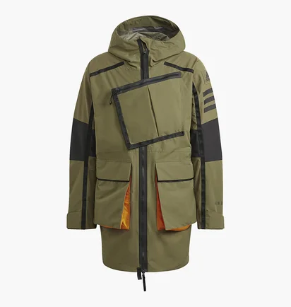 Парка мужская Adidas Xploric Rain.Rdy Parka Olive GQ2399