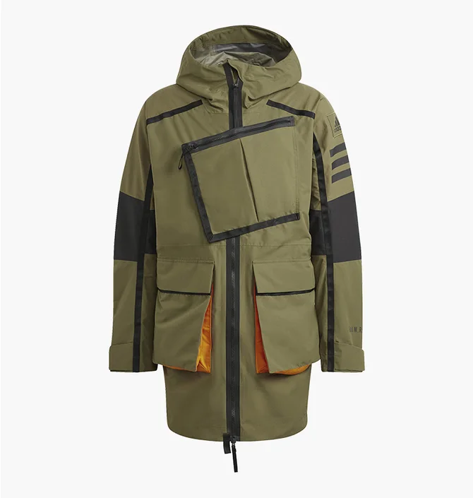 Парка мужская Adidas Xploric Rain.Rdy Parka Olive GQ2399