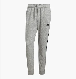 Штаны мужские Adidas Essentials French Terry Tapered-Cuff 3-Stripes Pants Grey GK8824