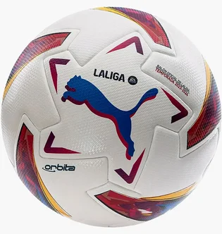 Футбольний м'яч Puma Orbita Laliga1 Fifa Q White/Bordo 084106-01