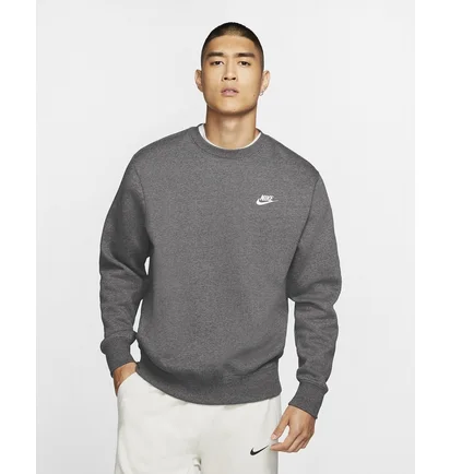 Свитшот мужской Nike M NSW CLUB CRW BB Grey BV2662-071