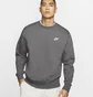 Свитшот мужской Nike M NSW CLUB CRW BB Grey BV2662-071