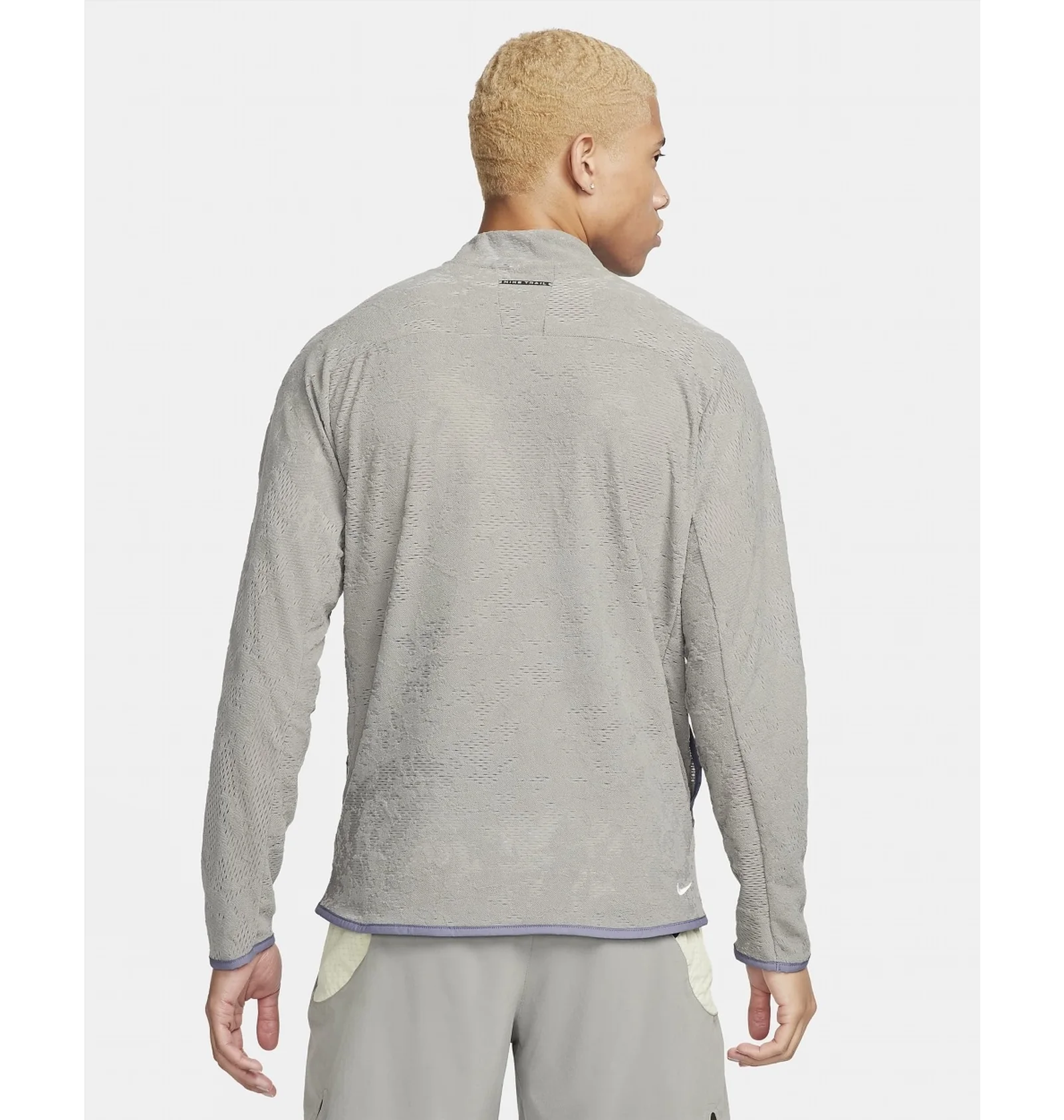 ᐉ Кофта мужская Nike Trail Dri-Fit 1/2-Zip Running Top Grey