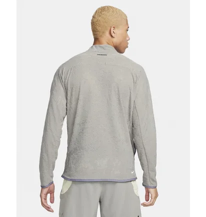 Кофта мужская Nike Trail Dri-Fit 1/2-Zip Running Top Grey FB7535-053