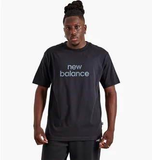 Футболка мужская New Balance Relaxed Linear Logo Tee Black MT41582BK