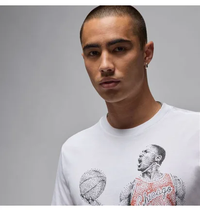 Футболка мужская Air Jordan M J Brand Dot Mj Ss Crew White FZ1936-100