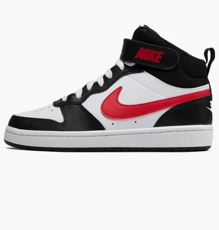 Кроссовки детские Nike Court Borough Mid 2 Bg White/Black Do5889-161