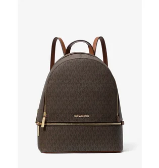 Рюкзак женский Michael Kors Rhea Medium Signature Logo Backpack Brown 35S5GRAB2B-BROWN-112874