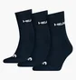 Шкарпетки унісекс HEAD Short Crew Black (3 пари) 701213457-200