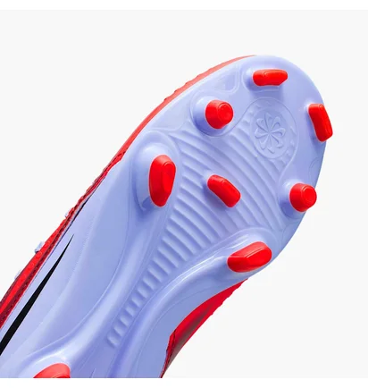 Бутси дитячі Nike Phantom 6 High Club Fg/Mg Light Blue/Red HQ2022-400