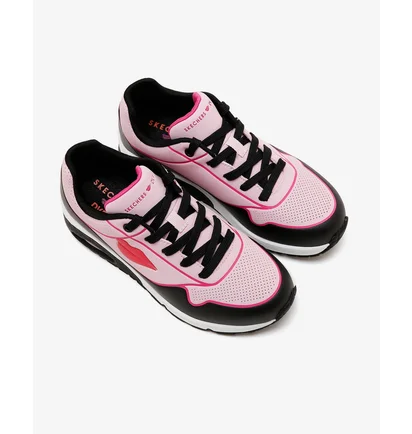 Кросівки жіночі Skechers Uno Diane Von Furstenberg Pink 177998-BKPK