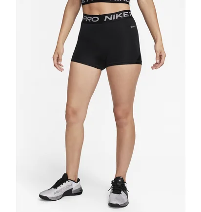 Шорты женские Nike Pro Mid-Rise 3 Shorts Black FB5586-010