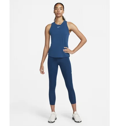 Леггинсы женские Nike Pro 365 Mid-Rise Crop Leggings Blue Cz9803-460