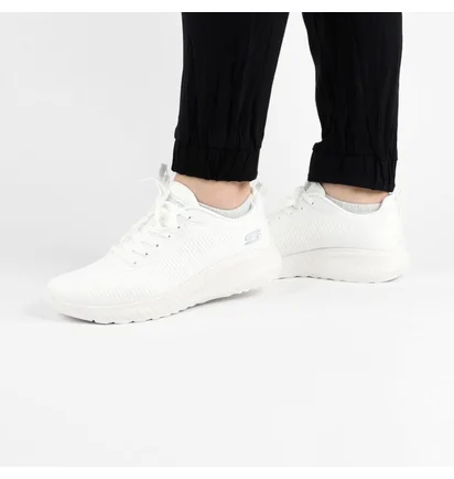 Кроссовки женские Skechers Bobs Squad Tough White 117209-OFWT