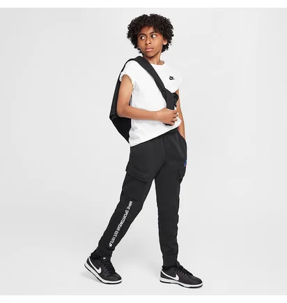 Спортивный костюм детский Nike Sportswear Fleece Standard Issue Black HM4339-010__HM4337-010