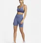 Топ женский Nike Indy WomenS Light-Support Padded V-Neck Sports Bra Blue CZ4456-491