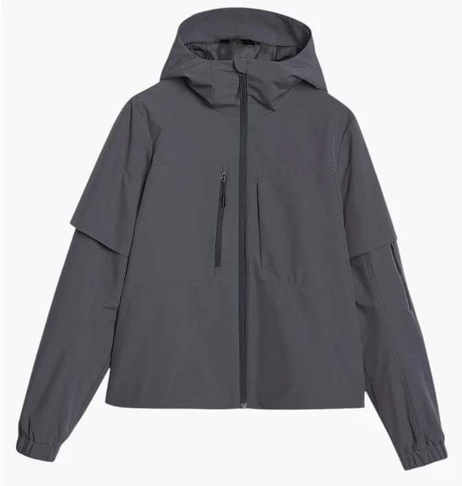 Куртка женская 4F Grey 4FWSS25TTJAF687-22S