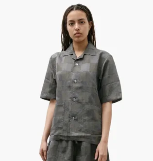 Сорочка жіноча Needles Cabana Grey OT096-A