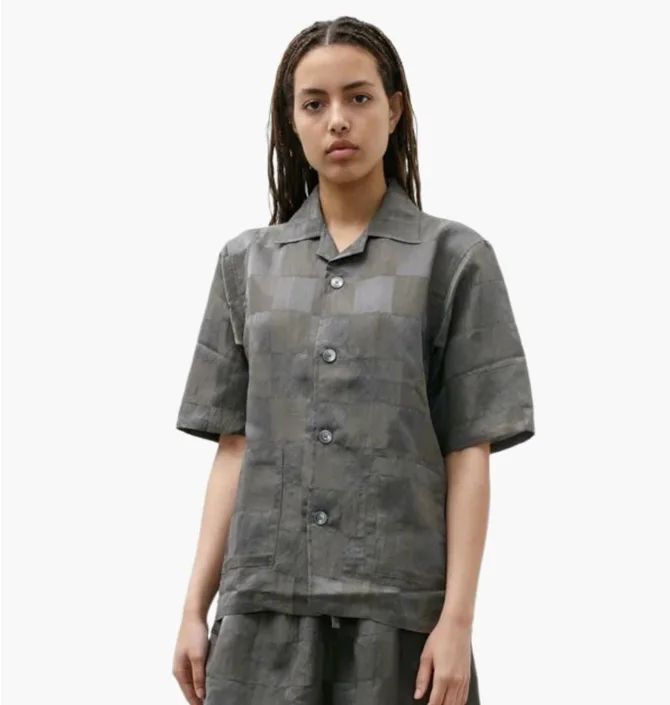 Сорочка жіноча Needles Cabana Grey OT096-A