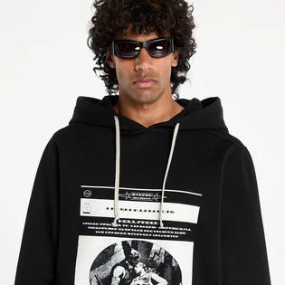 Худи унисекс Rick Owens Drkshdw Oversized Black DU01E3262-0911