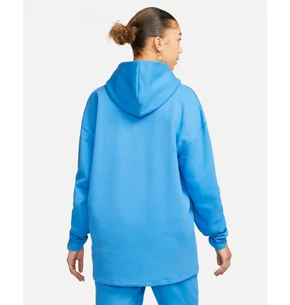 Худі унісекс Nike Sportswear Oversized Fleece Funnel-Neck Light Blue DZ5347-435