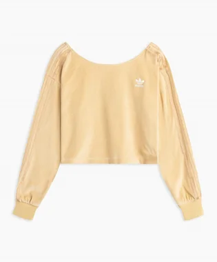Світшот жіночий Adidas Off Shoulder Sweatshirt Beige H18839