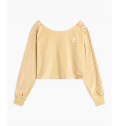 Свитшот женский Adidas Off Shoulder Sweatshirt Beige H18839