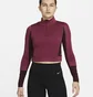 Кофта жіноча Nike 1/4 Therma-Fit Adv City Ready Bordo DV9807-653