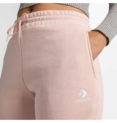 Штаны унисекс Converse Classic Fit Wearers Left Star Chev Emb Fleece Pant Bb Beige 10024521-659