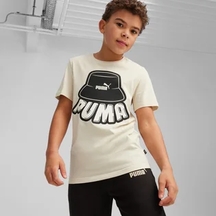 Футболка детская Puma Ess+ Mid 90S Youth Graphic Tee Beige 679720-87