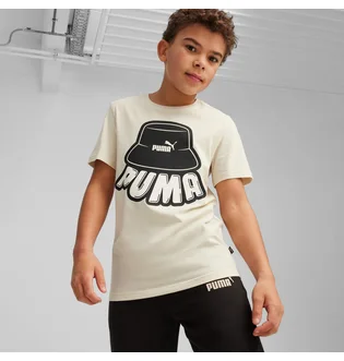 Футболка детская Puma Ess+ Mid 90S Youth Graphic Tee Beige 679720-87
