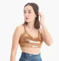 Топ женский Nike W Indy Icnclsh Shimmer Bra Metallic Ct3783-750