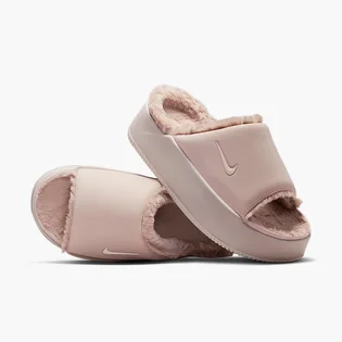 Тапочки женские Nike Calm Elevation Fur Beige HV8560-600