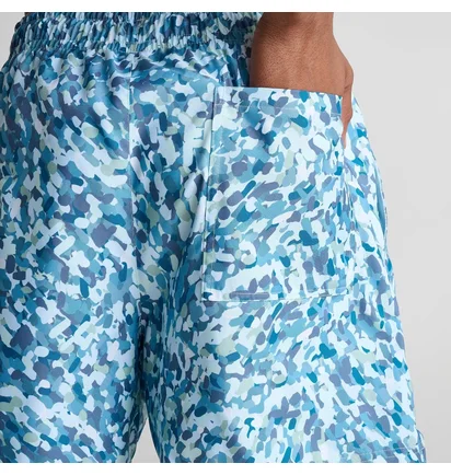 Шорты мужские Air Jordan Essentials Allover Print Poolside Shorts Light Blue FN4635-423