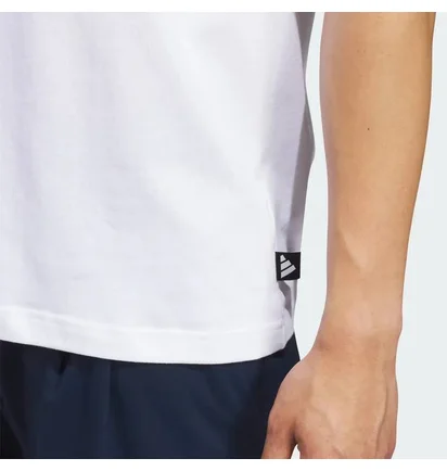 Футболка мужская Adidas Golf Chip In Paradise Graphic White KB2416