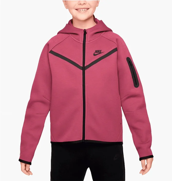 Толстовка детская Nike Sportswear Tech Fleece Pink HV8695-634