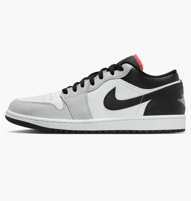 Кроссовки мужские Air jordan 1 Low MenS Shoes Grey/White 553558-045